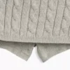 Kinder-Skort aus Zopfmuster-Pullover