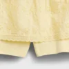 Kinder-Skort mit Lochstickerei und Umschlag