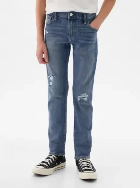 Kinder-Slim-Jeans im „Rip & Repair“-Look