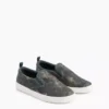 Kinder-Slip-On-Sneaker aus Canvas im Camouflage-Look