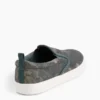 Kinder-Slip-On-Sneaker aus Canvas im Camouflage-Look