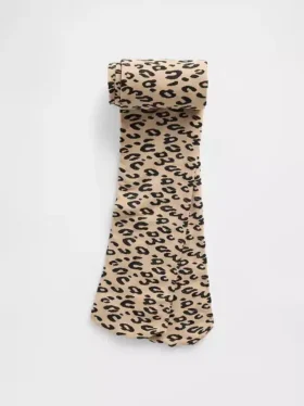 Kinder-Strumpfhose mit Leopardenmuster
