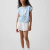 Kinder-Sweatshirt aus Vintagesoft-Frottee mit Raglanärmeln und Grafikprint