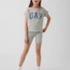 Kinder-Sweatshirt aus Vintagesoft-Frottee mit Raglanärmeln und Grafikprint