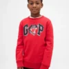 Kinder-Sweatshirt mit Grafik-Logo