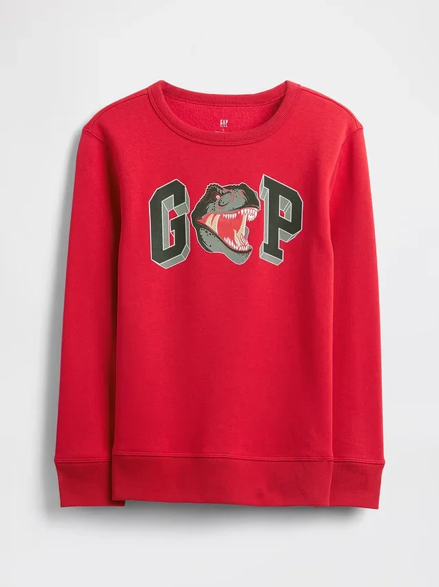 Kinder-Sweatshirt mit Grafik-Logo