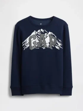 Kinder-Sweatshirt mit Grafik-Logo
