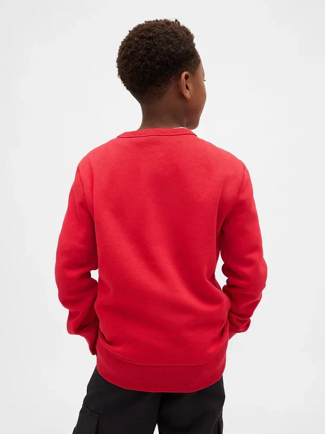 Kinder-Sweatshirt mit Grafik-Logo