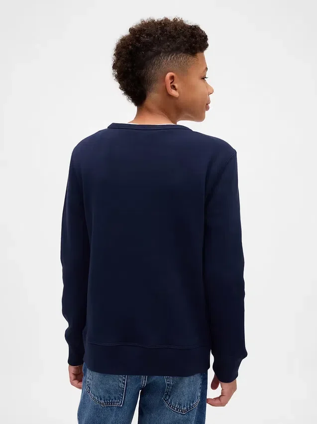 Kinder-Sweatshirt mit Grafik-Logo