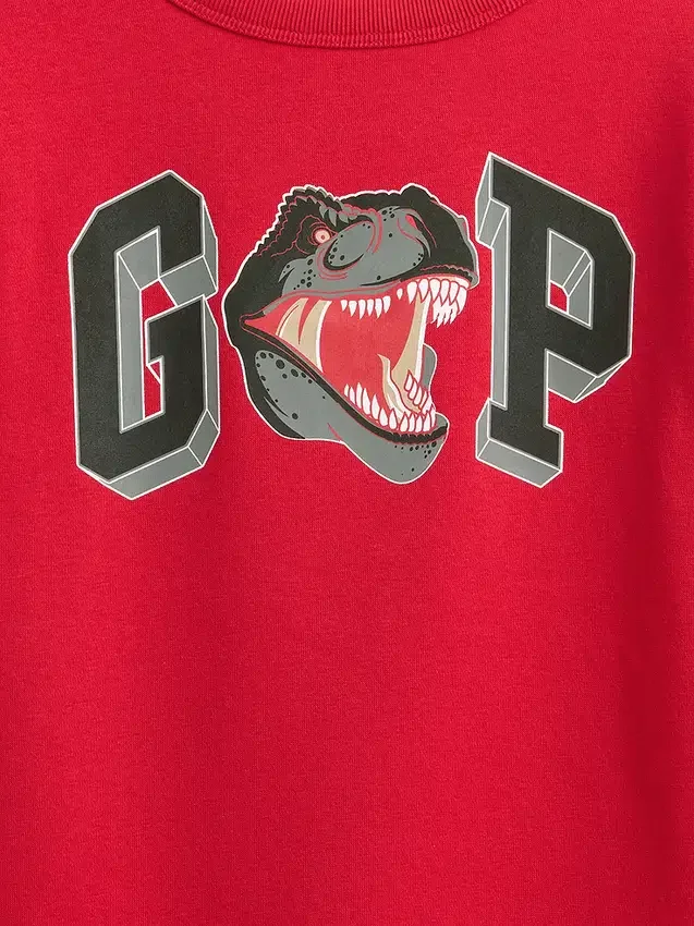 Kinder-Sweatshirt mit Grafik-Logo