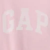 Kinder-Sweatshirt „Vintagesoft“ aus Frottee mit weitem Ausschnitt und Logo