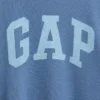 Kinder-Sweatshirt „Vintagesoft“ aus Frottee mit weitem Ausschnitt und Logo