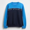 Kinder-Sweatshirt „Vintagesoft“ mit Colorblock-Logo