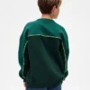 Kinder-Sweatshirt „Vintagesoft“ mit Colorblock-Logo
