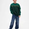 Kinder-Sweatshirt „Vintagesoft“ mit Colorblock-Logo