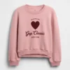 Kinder-Sweatshirt „Vintagesoft“ mit Dolman-Ärmeln