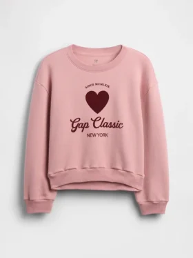 Kinder-Sweatshirt „Vintagesoft“ mit Dolman-Ärmeln