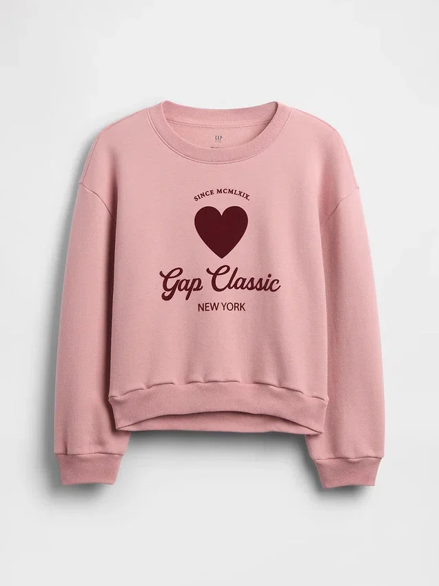 Kinder-Sweatshirt „Vintagesoft“ mit Dolman-Ärmeln