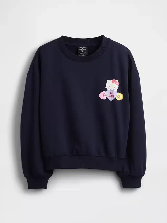 Kinder-Sweatshirt „Vintagesoft“ mit Dolman-Ärmeln