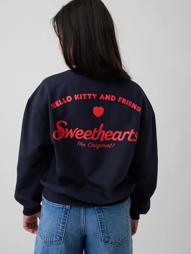 Kinder-Sweatshirt „Vintagesoft“ mit Dolman-Ärmeln
