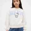 Kinder-Sweatshirt „Vintagesoft“ mit Hello Kitty-Logo