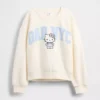 Kinder-Sweatshirt „Vintagesoft“ mit Hello Kitty-Logo
