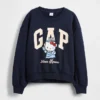 Kinder-Sweatshirt „Vintagesoft“ mit Hello Kitty-Logo