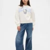 Kinder-Sweatshirt „Vintagesoft“ mit Hello Kitty-Logo