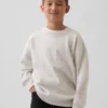 Kinder-Sweatshirt „Vintagesoft“ mit Logo in lockerer Passform