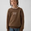 Kinder-Sweatshirt „Vintagesoft“ mit Logo in lockerer Passform