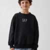Kinder-Sweatshirt „Vintagesoft“ mit Logo in lockerer Passform