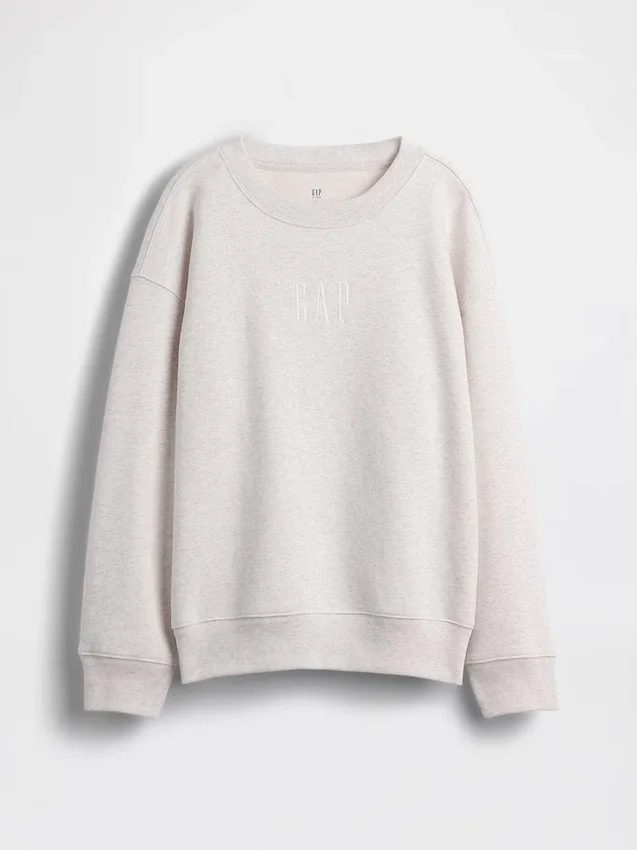 Kinder-Sweatshirt „Vintagesoft“ mit Logo in lockerer Passform