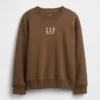 Kinder-Sweatshirt „Vintagesoft“ mit Logo in lockerer Passform