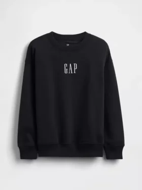 Kinder-Sweatshirt „Vintagesoft“ mit Logo in lockerer Passform