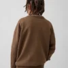 Kinder-Sweatshirt „Vintagesoft“ mit Logo in lockerer Passform