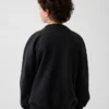 Kinder-Sweatshirt „Vintagesoft“ mit Logo in lockerer Passform