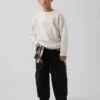 Kinder-Sweatshirt „Vintagesoft“ mit Logo in lockerer Passform