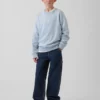 Kinder-Sweatshirt „Vintagesoft“ mit Logo in lockerer Passform