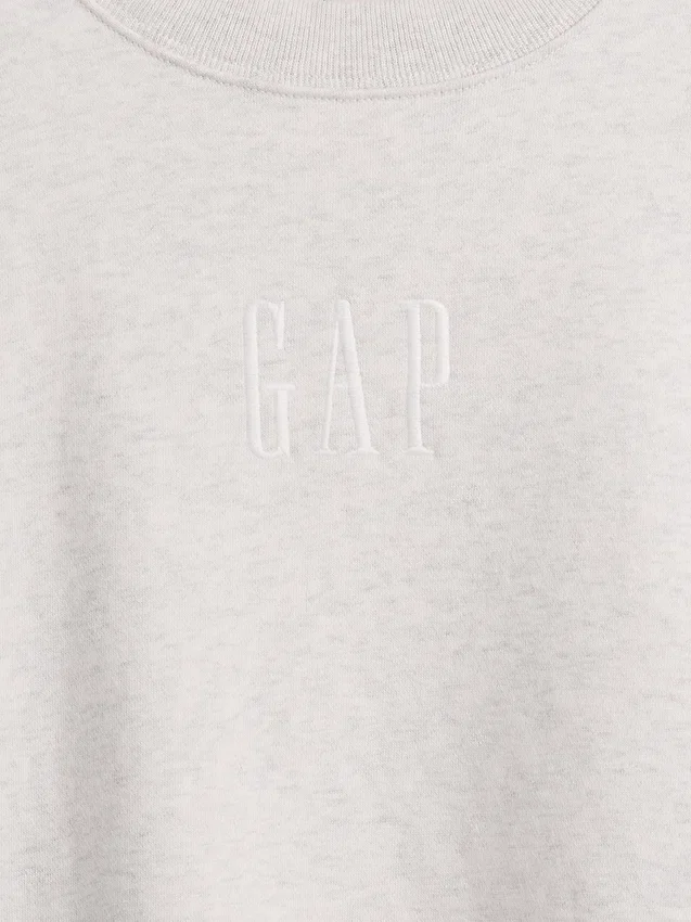 Kinder-Sweatshirt „Vintagesoft“ mit Logo in lockerer Passform
