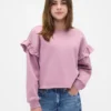 Kinder-Sweatshirt „Vintagesoft“ mit Rüschen