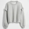 Kinder-Sweatshirt „Vintagesoft“ mit Rüschen