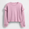 Kinder-Sweatshirt „Vintagesoft“ mit Rüschen