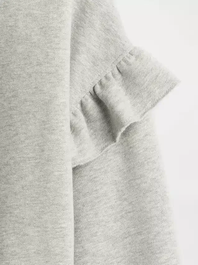 Kinder-Sweatshirt „Vintagesoft“ mit Rüschen