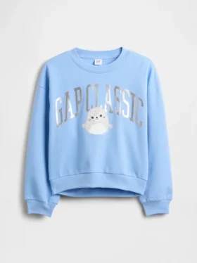 Kinder-Sweatshirt „Vintagesoft“ mit Squishmallow-Logo