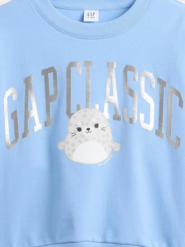 Kinder-Sweatshirt „Vintagesoft“ mit Squishmallow-Logo