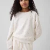 Kinder-Sweatshirt „Vintagesoft Wedge“ mit Rundhalsausschnitt