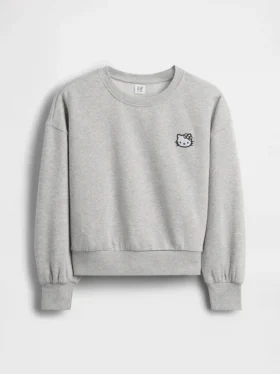 Kinder-Sweatshirt „Vintagesoft Wedge“ mit Rundhalsausschnitt