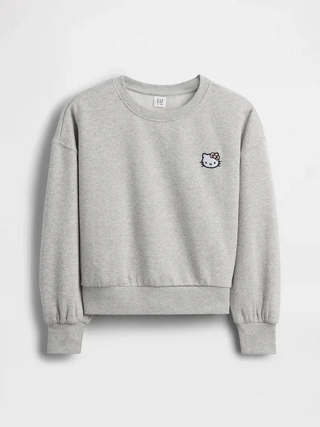 Kinder-Sweatshirt „Vintagesoft Wedge“ mit Rundhalsausschnitt