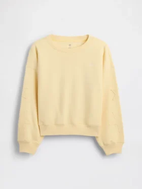 Kinder-Sweatshirt „Vintagesoft Wedge“ mit Rundhalsausschnitt