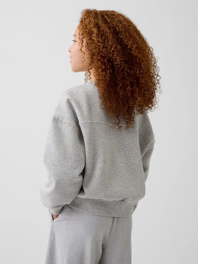 Kinder-Sweatshirt „Vintagesoft Wedge“ mit Rundhalsausschnitt